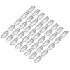40pcs Wig Clip Set Stainless Steel DIY 9 Teeth Snap