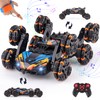 NEXBOX Cool 8 Wheels Hand Controlled rc Stunt Car Toys,