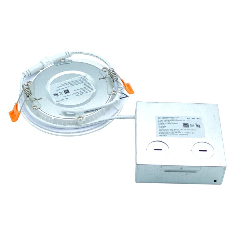 AH Lighting 4 Inch Dimmable LED 5CCT Slim Recessed Downlight