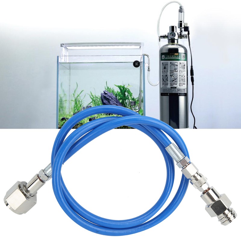 1m/3.3ft Soda Water Adapter Hose Kit Blue W21.8‑14 CO2 Hose