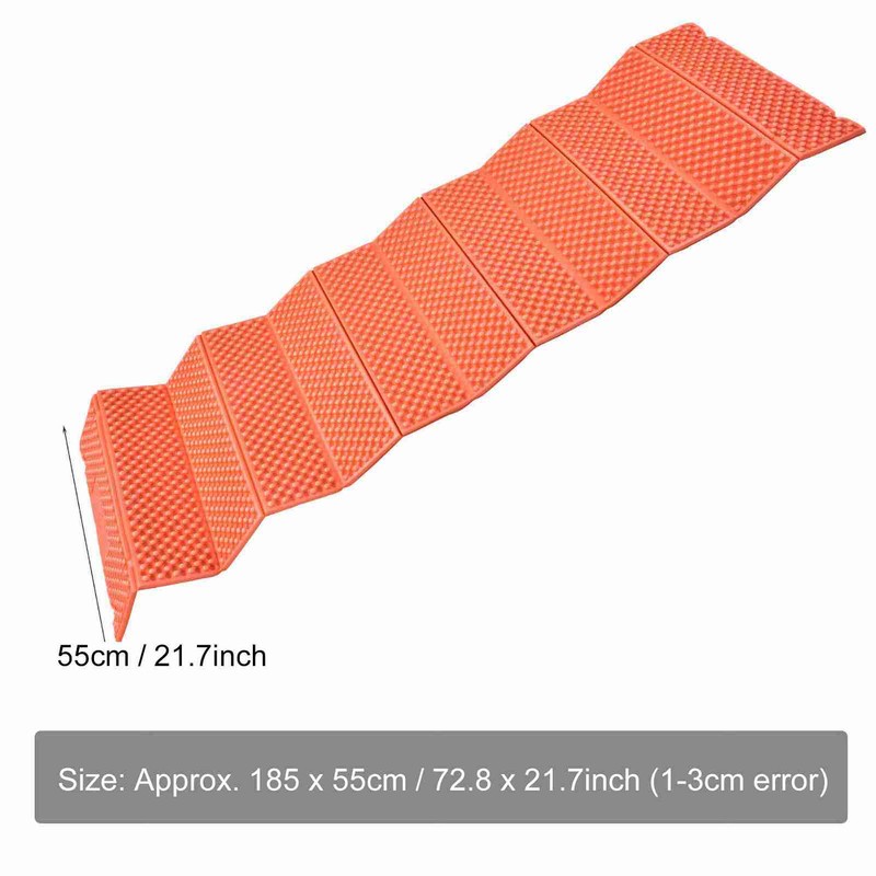Outdoor Foam Camping Mat Folding Beach Tent Sleeping Pad Waterproof