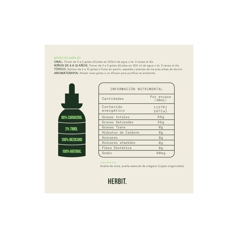 Kit 3 Aceites de Orégano Natural 80% Carvacrol – Frasco