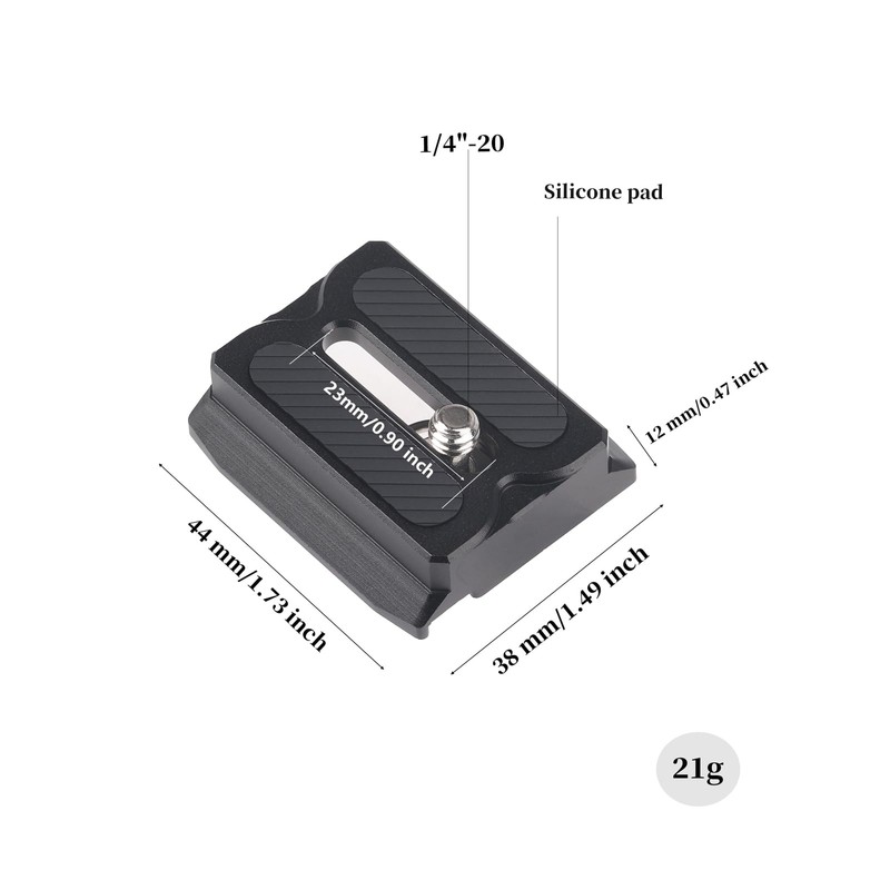FOTGA Upper Quick Release Baseplate QR Plate for DJI Ronin