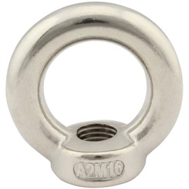 Ring nut (cast and polished) – M16 – (1 piece) – similar to DIN 582 – made of stainless steel A2 (V2A) – eyelet nut SC582 | SC-Normteile®