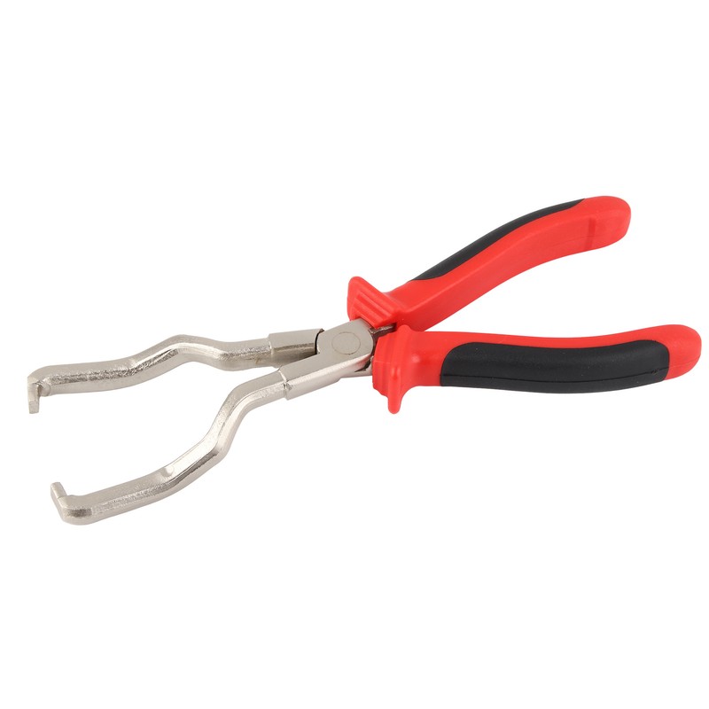 235mm Fuel Line Clip Plier Stainless Steel Rubber Grip Ergonomic
