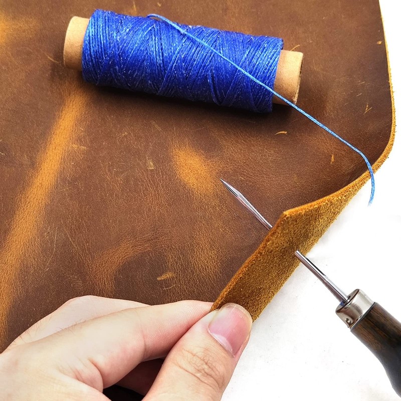 2 Pack Leather Awl Tool, Gourd Shape Sewing Awl Leather