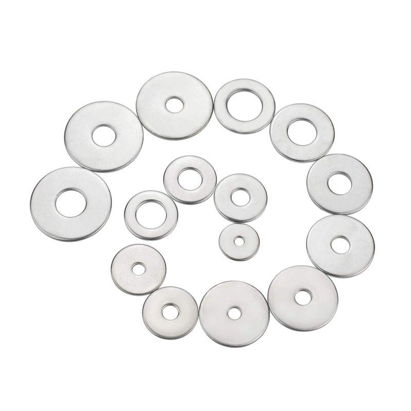 Sutemribor 304 Stainless Steel Large Fender Washer Assortment Kit 200