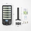 Solar Street Light with Motion Sensor, Solar Lights Outdoor Waterproof