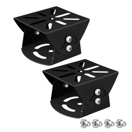 store88 Security Camera Mounting Hardware Gutter Stay Stand Bracket Fixed Clamp Black Set of 2