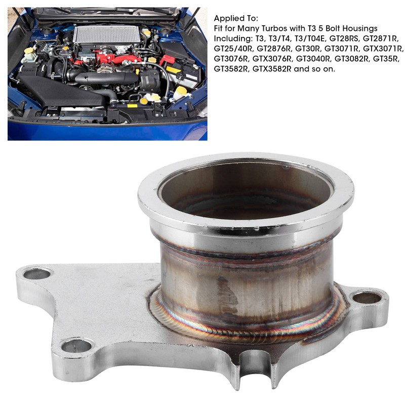 5 Bolt Turbo Downpipe Flange to 2.5in V Band Conversion