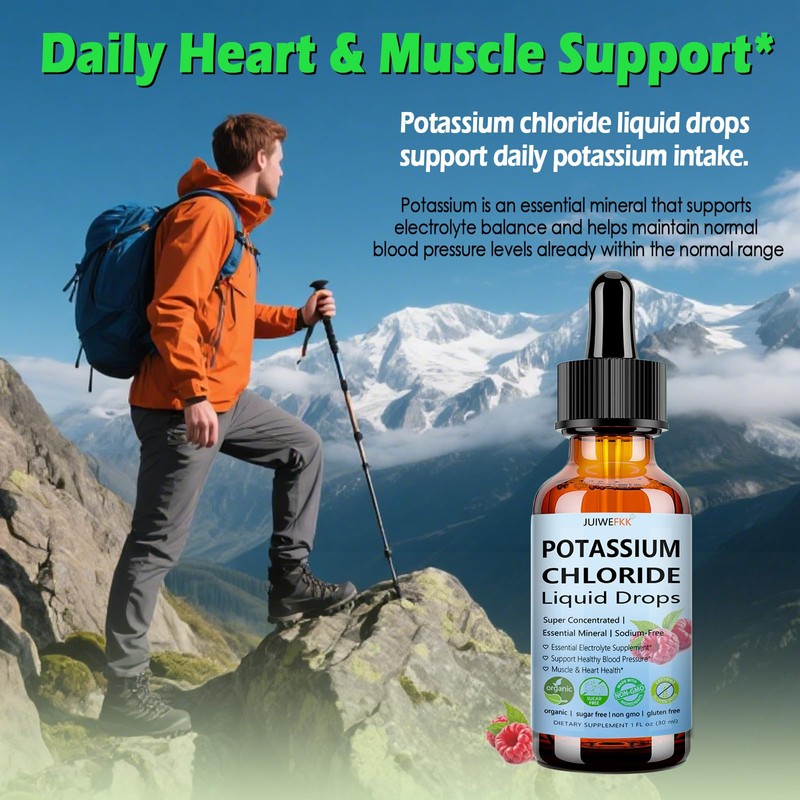 Potassium Chloride Liquid Drops, Highly Absorbable Potassium Salt Substitute, Liquid