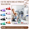Zhehao 8 Pcs Mini Craft Iron Small Heat Press 3.39