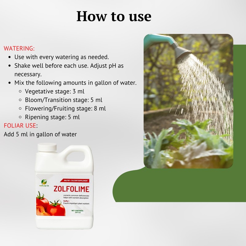 Healthy Agri Life - Sulfur Lawn and Plant Food Liquid