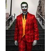 Fashonal Red Clown Suit Costume Adult Men, Clown Outfit Blazer