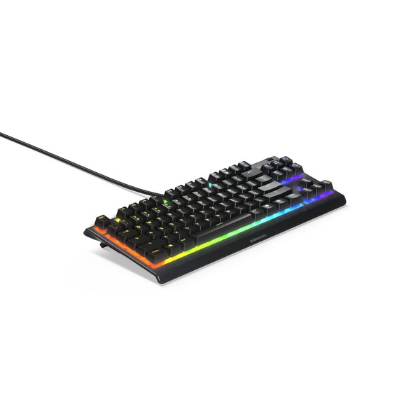 SteelSeries Apex 3 TKL RGB Gaming Keyboard – Tenkeyless Compact