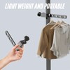Boxonly Foldable Indoor/Outdoor Swivel Folding 15-Hole Clothes Drying Rack -