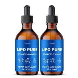 Lipo Pure Drops, All Natural Max Strength Formula, LipoPure Drops (2 pack)