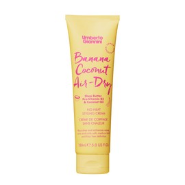 Umberto Giannini Banana Coconut Air Dry Cream 150ml - Weightless Curl Cream with Medium Hold