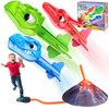 Anginne Dinosaur Toys for 3-8 Years Old Boys, Garden Games Toys 3-10 Years Old Boys Girls Gifts for Kids Toy Rockets Girls Boys Toys Age 3-8 Birthday Gifts for Kids Outdoor Toys