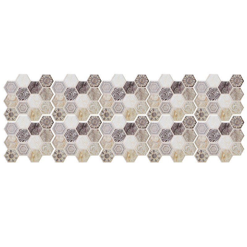 10Pcs Self Adhesive Sticker Background PVC Wall Decal Tile Sticker