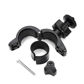 Dreneco Action Camera Bike Handlebar Mount for GoPro Hero 11/10/9/8/7/6/5 and other Action Cameras (Black)