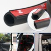 30ft (0.47"X0.55") D-Shape Universal Auto Door Rubber Draft Seal Strip,Weather