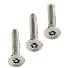 Stainless Steel Torx Security Flat Head Machine Screw Kit Hardware 1/4-20 x 1-1/2" Pack of 25 Fastener Set LS06669F