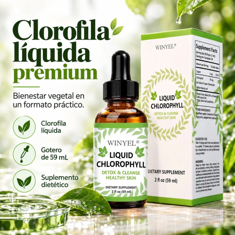 Liquid Chlorophyll Advanced Green Supplement