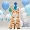 10 PCS Cat Birthday Party Hat, Mini Small Dog Hats