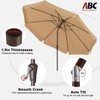 ABCCANOPY Patio Umbrella 9ft, Outdoor Table Umbrella with Push Button