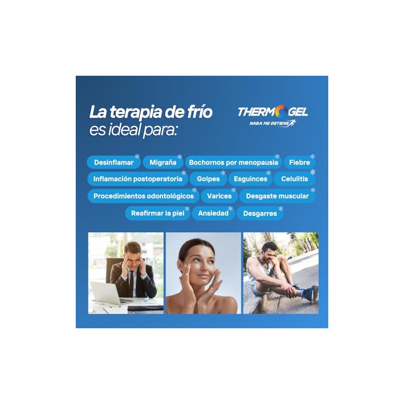 Gooday Thermo Gel Pearls Antifaz Ajustable para Frío 3 Piezas