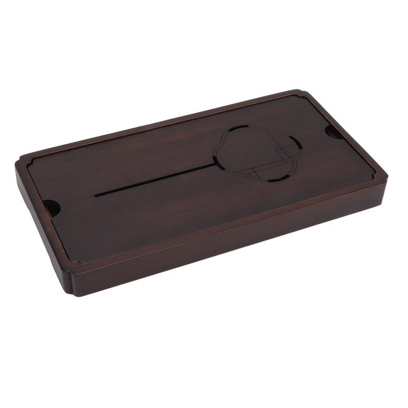 Chinese Water Storage Drainage Tea Tray Bamboo Simple Decorative Robust