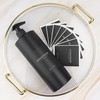 Esdallina 500 ml Soap Dispenser with 22 Black Labels Minimalist