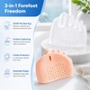 2 Pairs 3 in 1 Pro Toe Straighteners, Silicone Forefoot