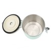 Coffee Canister Mint Green Food Grade Stainless Steel Airtight Coffee
