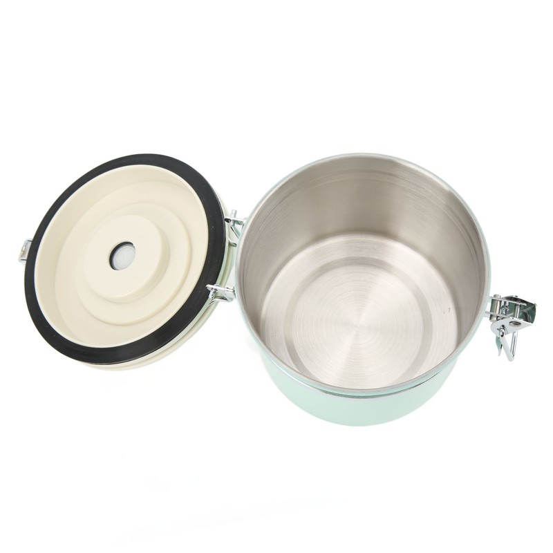 Coffee Canister Mint Green Food Grade Stainless Steel Airtight Coffee