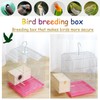 Handmade Extra Large Parakeet Nesting Box with 3 Perches Made