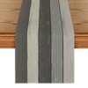 Artoid Mode Grey Retro Rustic Wood Texture Table Runner, Seasonal