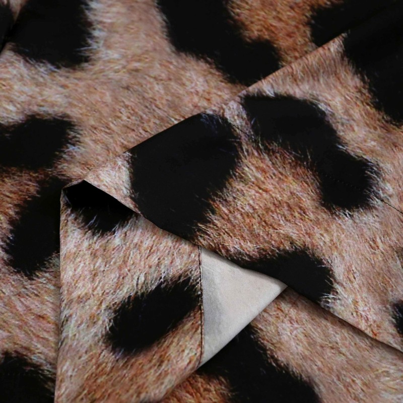 SDY 4PCS Cheetah Print Sheets,Leopard Sheets Set Twin for Kids