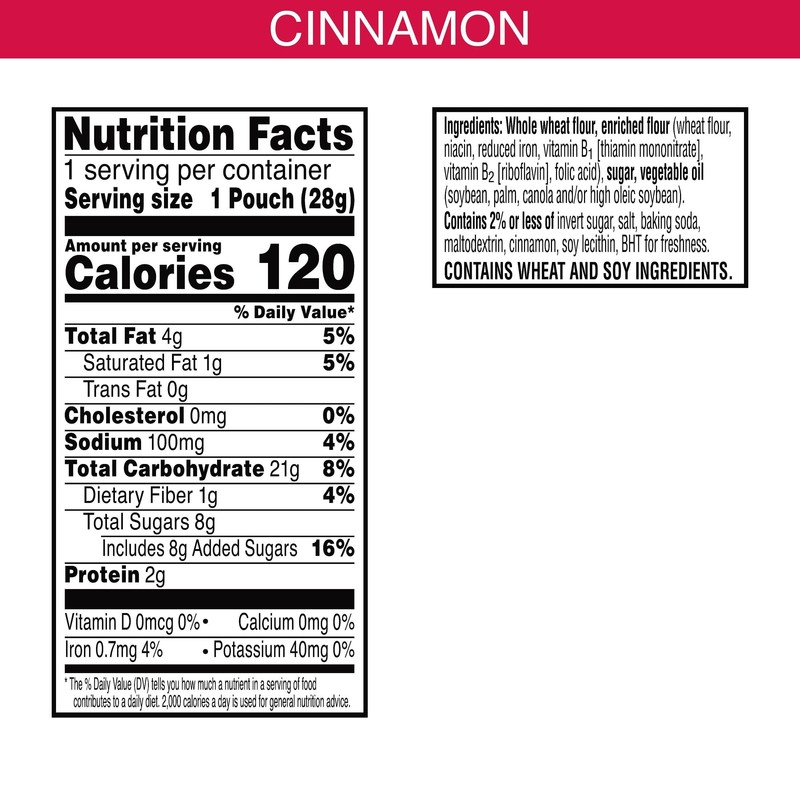 Kellogg's Scooby-Doo! Graham Cracker Sticks, Cinnamon, Made with Whole Grain,
