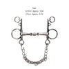 Naroote Pelham bit, Horse Pelham bit Acero Inoxidable Duradero para