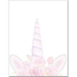Unicorn Horn Letterhead Laser & Inkjet Printer Paper (25 Sheets)