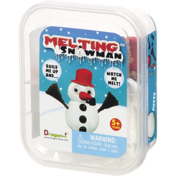 Toysmith Melting Snowman, Reusable Desk Toy, For Everyone 5+