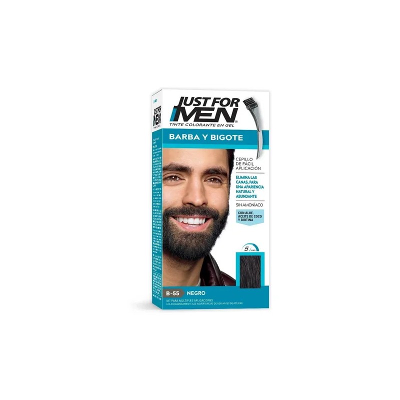 Just For Men Tinte para Barba y Bigote – Negro