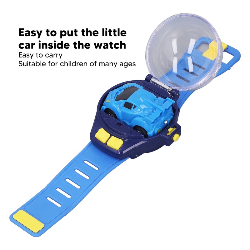 Mini Remote Control Car Watch Toys USB Charging Cartoon Cute