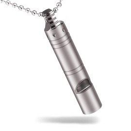 Whistle Emergency, collar de silbato de titanio, llavero fuerte hasta 120 db, silbatos de supervivencia de emergencia para niños, mujeres y hombres, silbatos de seguridad para acampar y