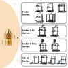25pcs MK8 Ender 3 V2 Nozzles 0.4mm 3D Printer Brass