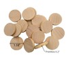 1.2 Inch Natural Wood Slices Unfinished Round Wood Specie ​for