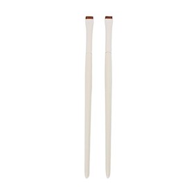 2 Brochas para Delineador de Ojos, Brochas para Corrector de Cejas de Maquillaje de ángulo Plano Ultrafino, Brocha de Maquillaje para Delineador de Ojos de Gel de Precisión para