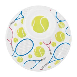 UPware Tennis 14 Inch Melamine Chip and Dip